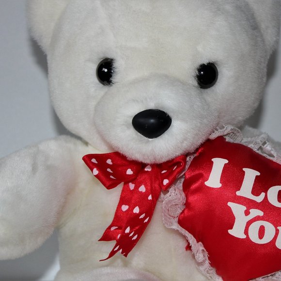 "I Love You" Plush Teddy Bear - Picture 3 of 16